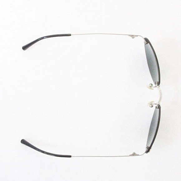 Chanel CC Logo Navy Blue Silver Rimless 4003 - Picture 7 of 9